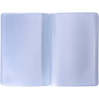 2 Piezas de Insertación de Tarjetero de Plástico Funda de Tarjeta con 10 Páginas 20 Ranuras y 10 Páginas 10 Ranuras…